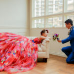 ニナミカドレス　前撮り　プロポーズカット