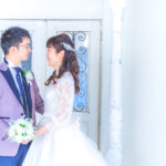 袖ありドレス　前撮り　フォト婚　後撮り