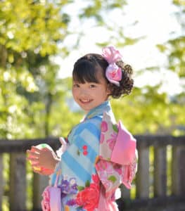 ７歳和装